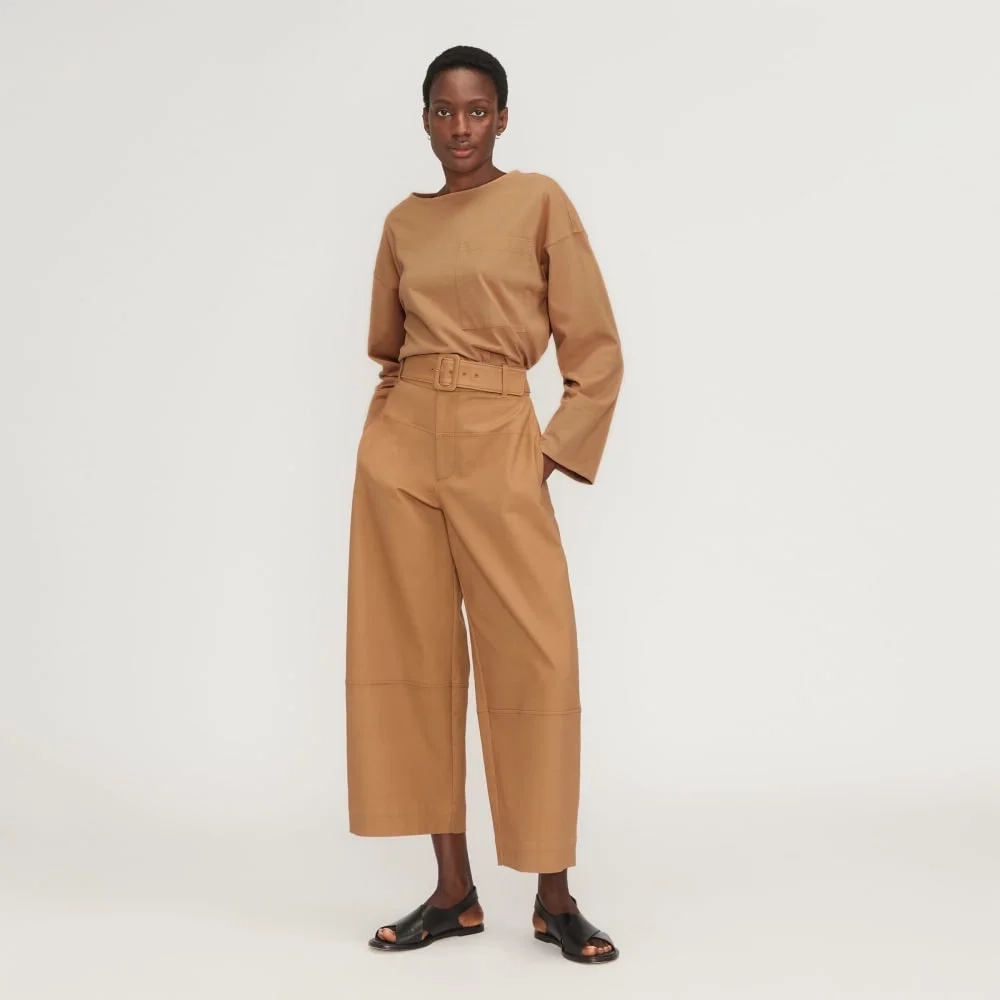 The Premium Weight Oversized Pocket Tee | Caramel (5)