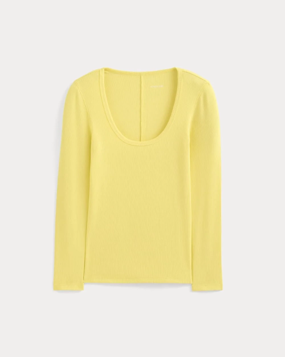 Luxe Rib Deep U-Neck Top | Celandine (5)