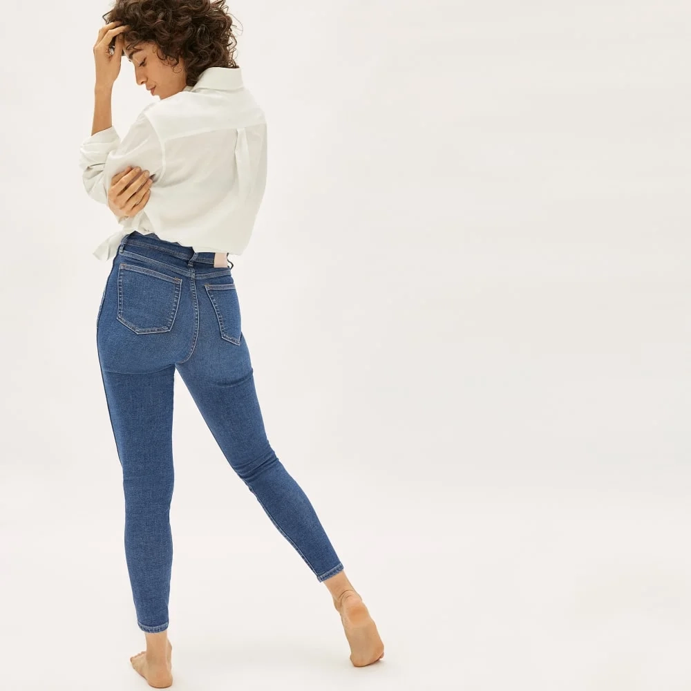 The Way-High® Clean Front Skinny Jean  | Vintage Blue | 28.5” Inseam (8)