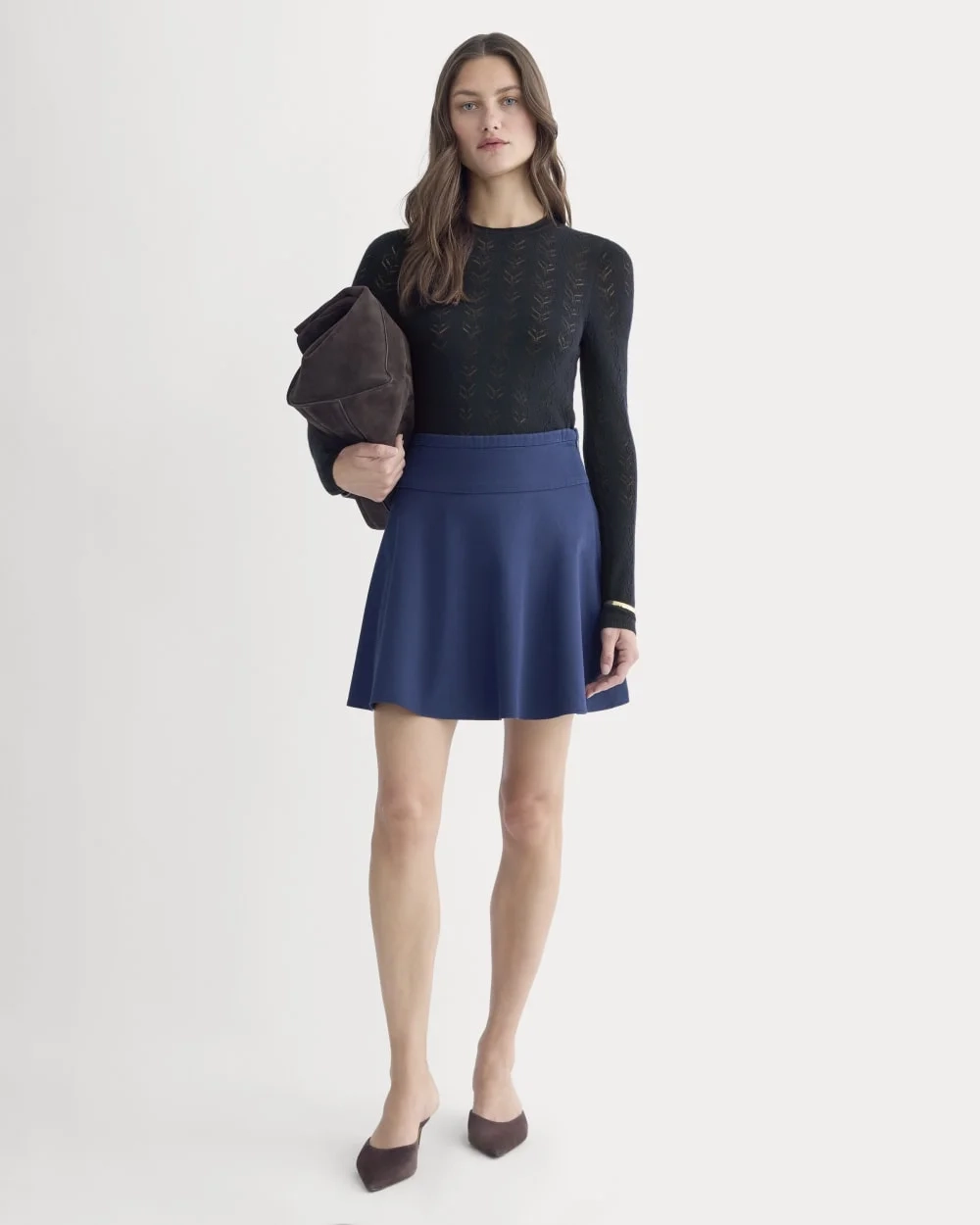 The Pointelle Crew in Ultrasoft Merino | Navy (4)