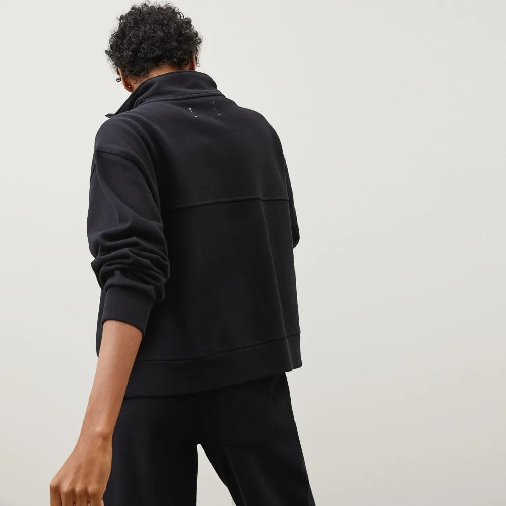 The Track Half-Zip | Black (4)