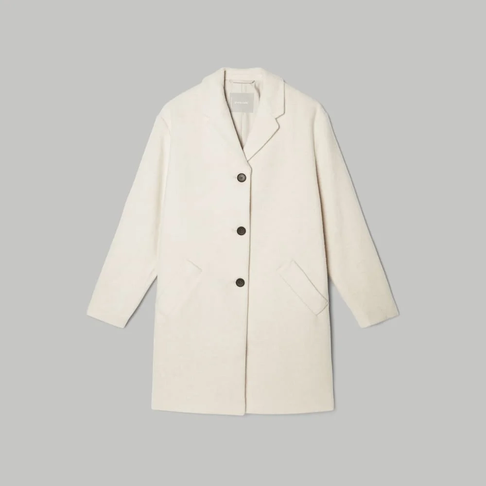 The Italian ReWool® Cocoon Coat | Cream (6)