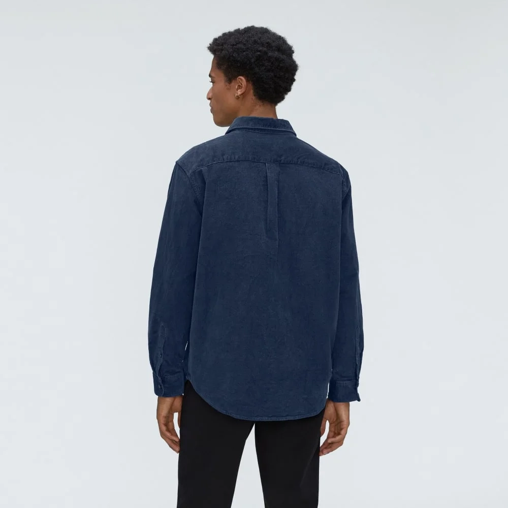 The Relaxed Corduroy Shirt  | Insignia Blue (3)