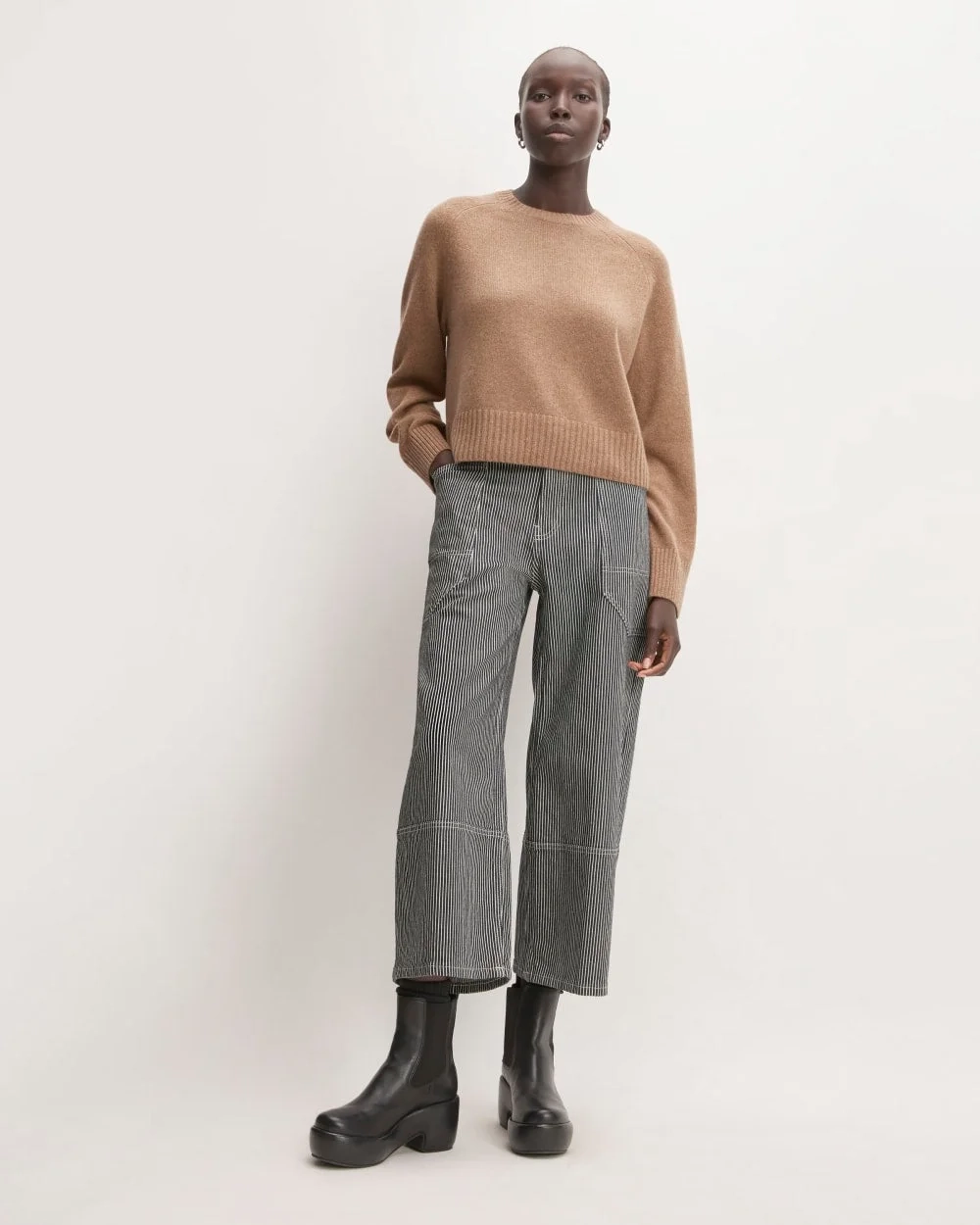 The Boxy Crew in Cashmere | Heathered Woodsmoke (4)