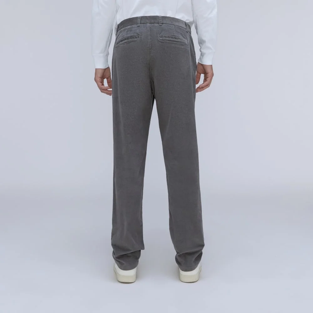 The Straight Fit Corduroy Pant | Pewter (3)