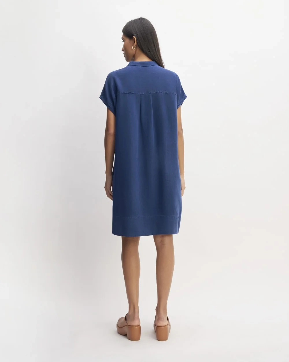 The TENCEL™ Easy Workwear Dress | Bellwether Blue (5)
