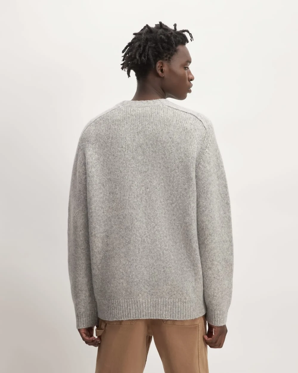 The Cloud Crewneck Sweater |  Heathered Grey (6)