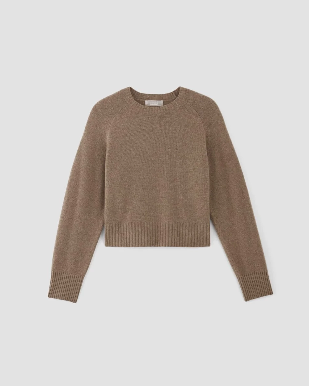 The Boxy Crew in Cashmere | Heathered Woodsmoke (5)