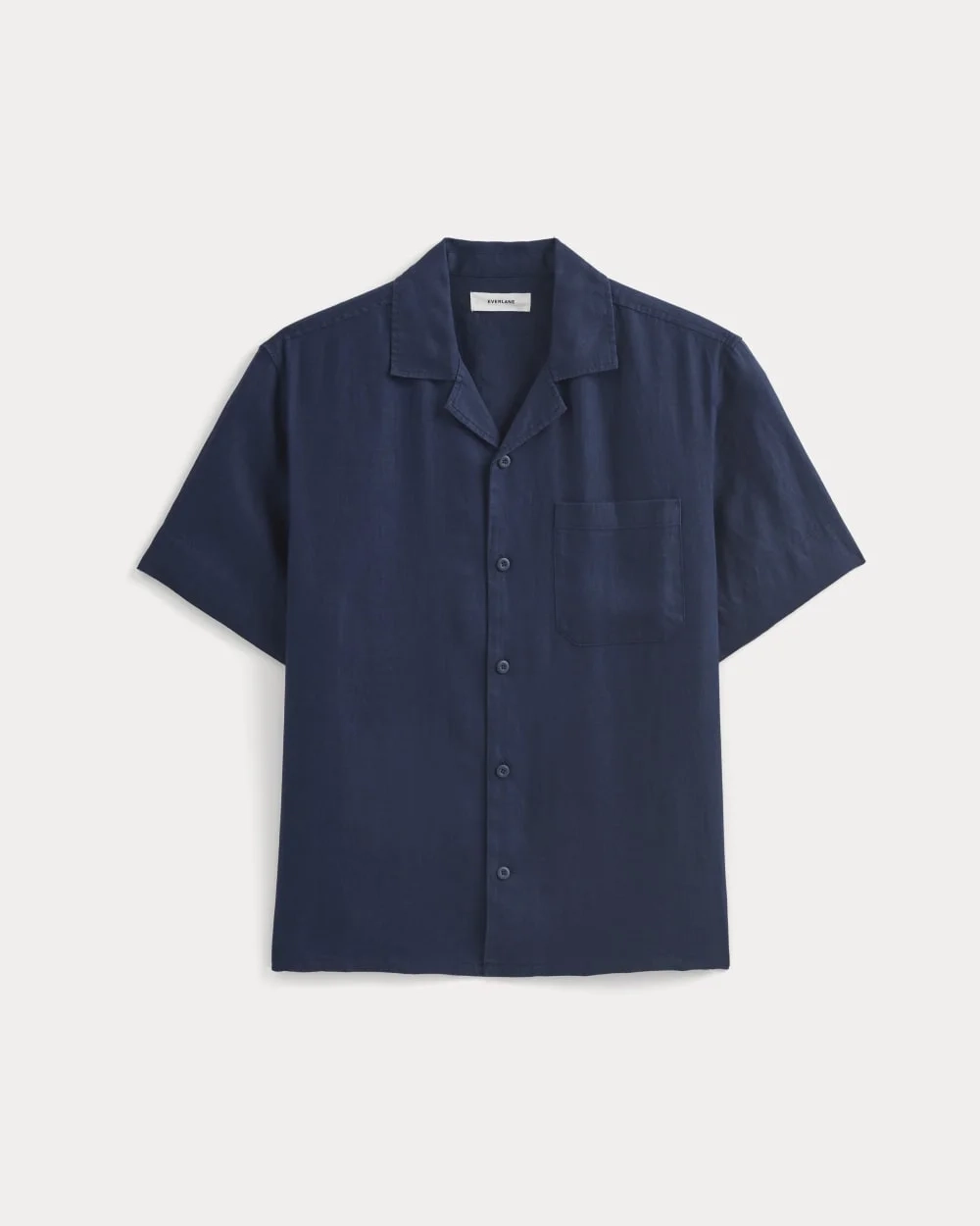 Linen Resort Shirt | Navy