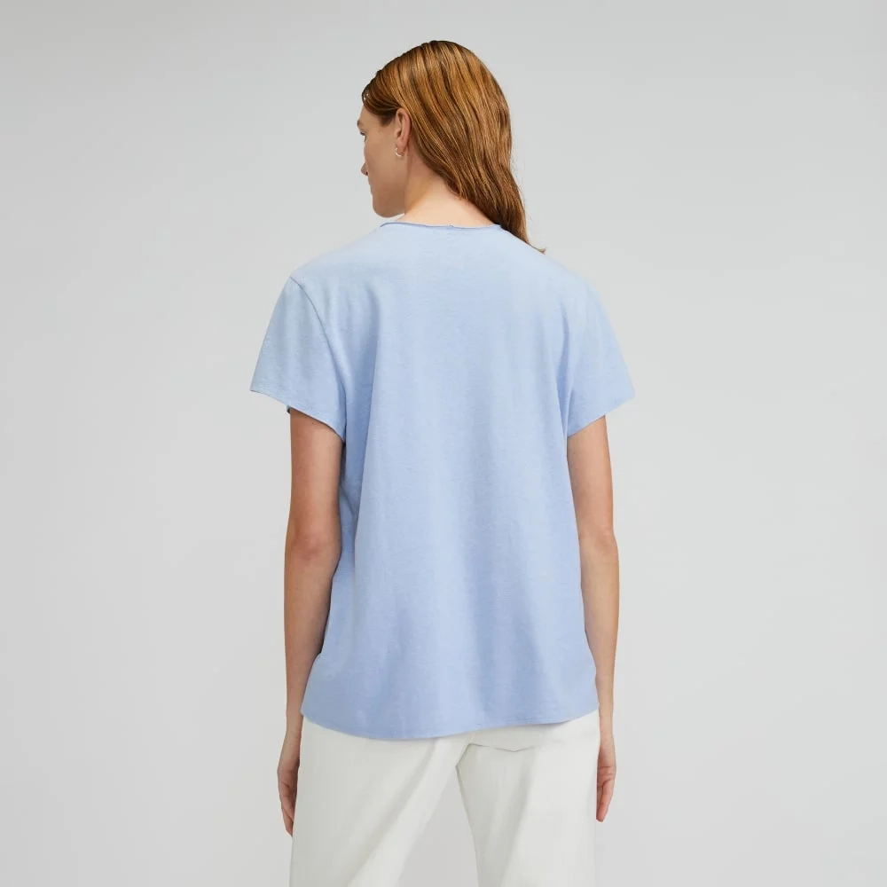 The Relaxed Hemp Tee | Periwinkle (3)