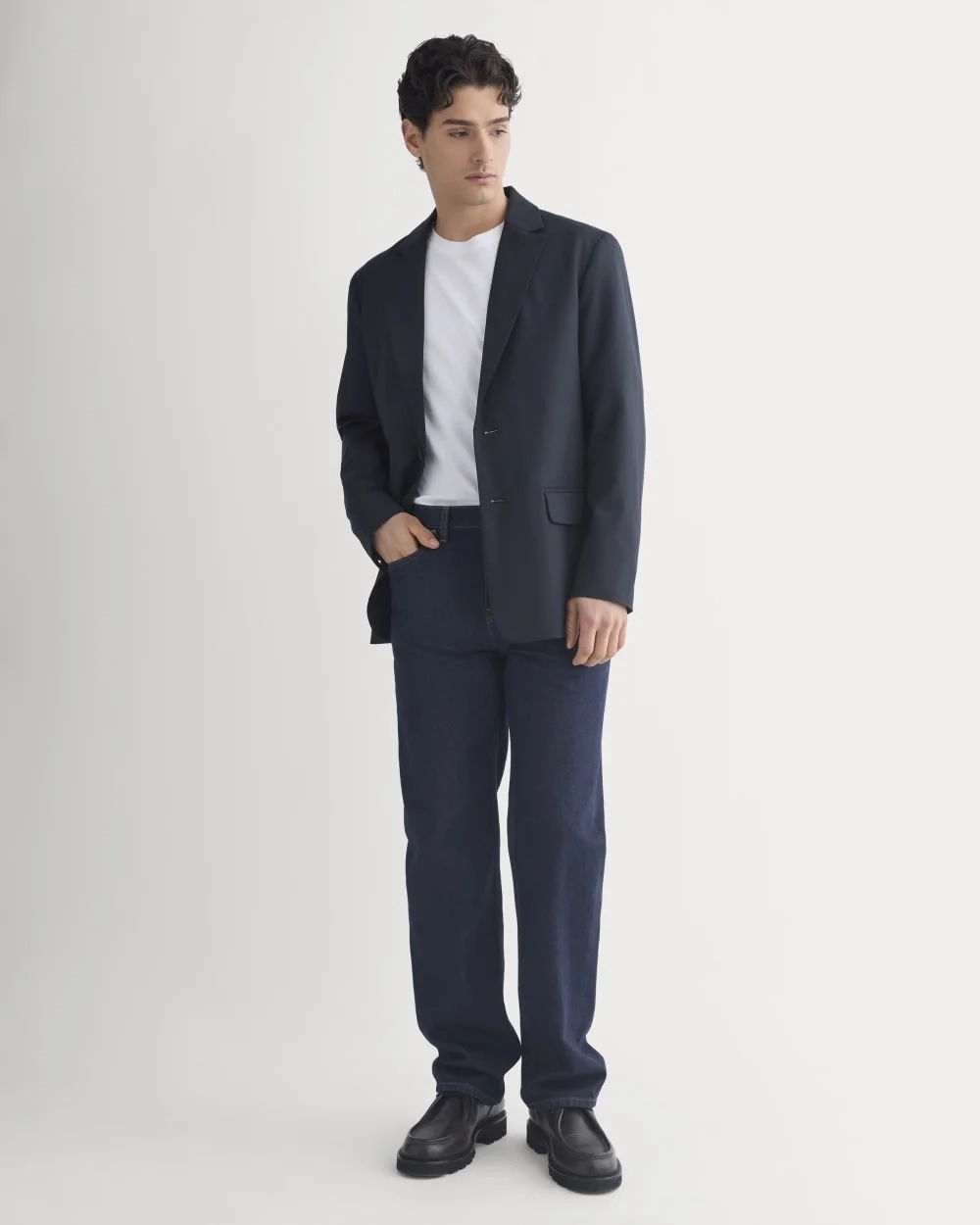 Tropical Wool Blazer | Dark Navy (7)