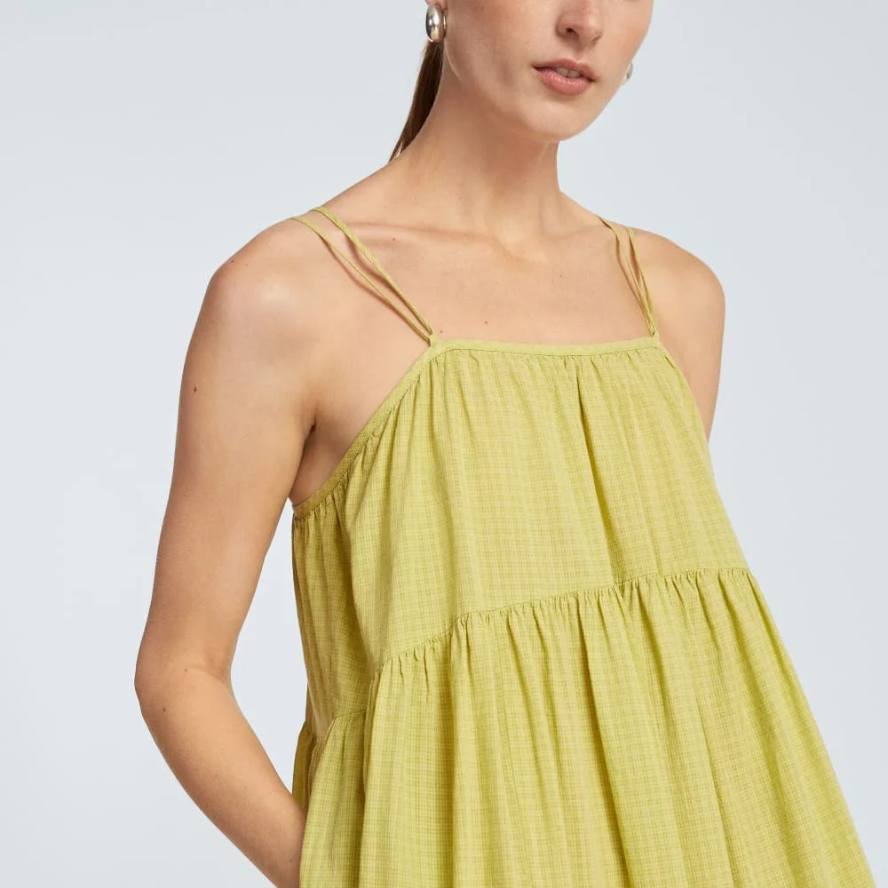 The Billow Tiered Maxi Dress | Pickled Pepper Plaid (6)