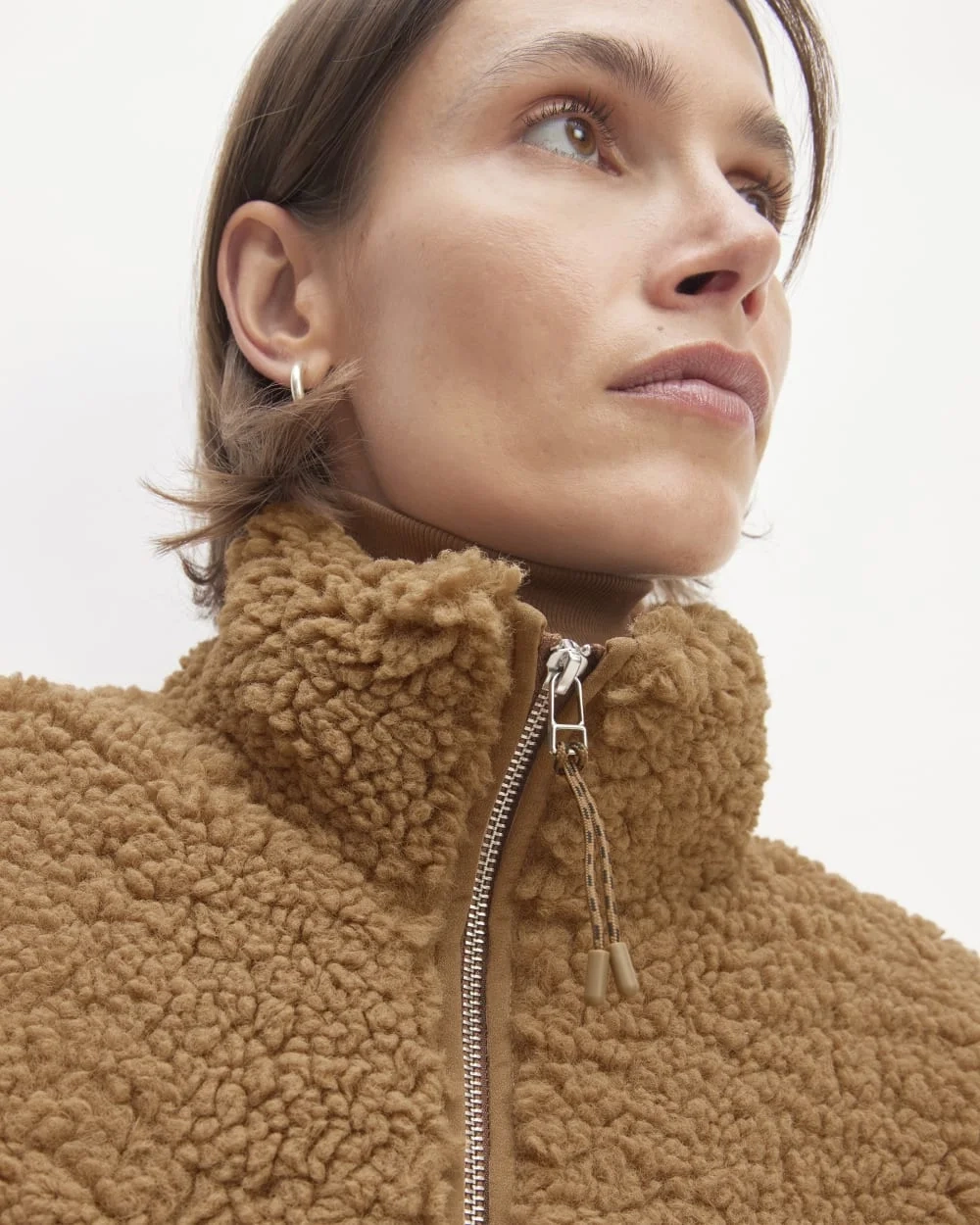 The ReNew Fleece Full Zip | Toasted Coconut (3)