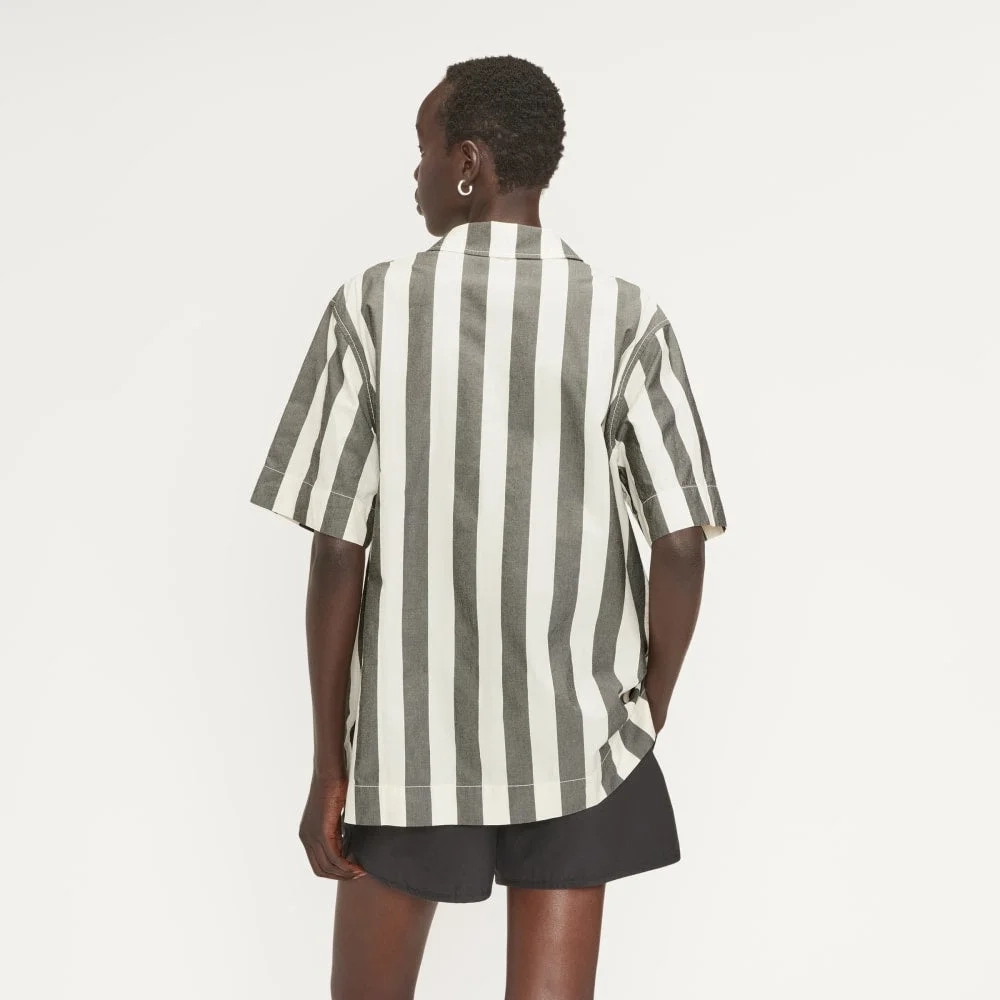 The Poplin Shirt | Bone / Black (5)