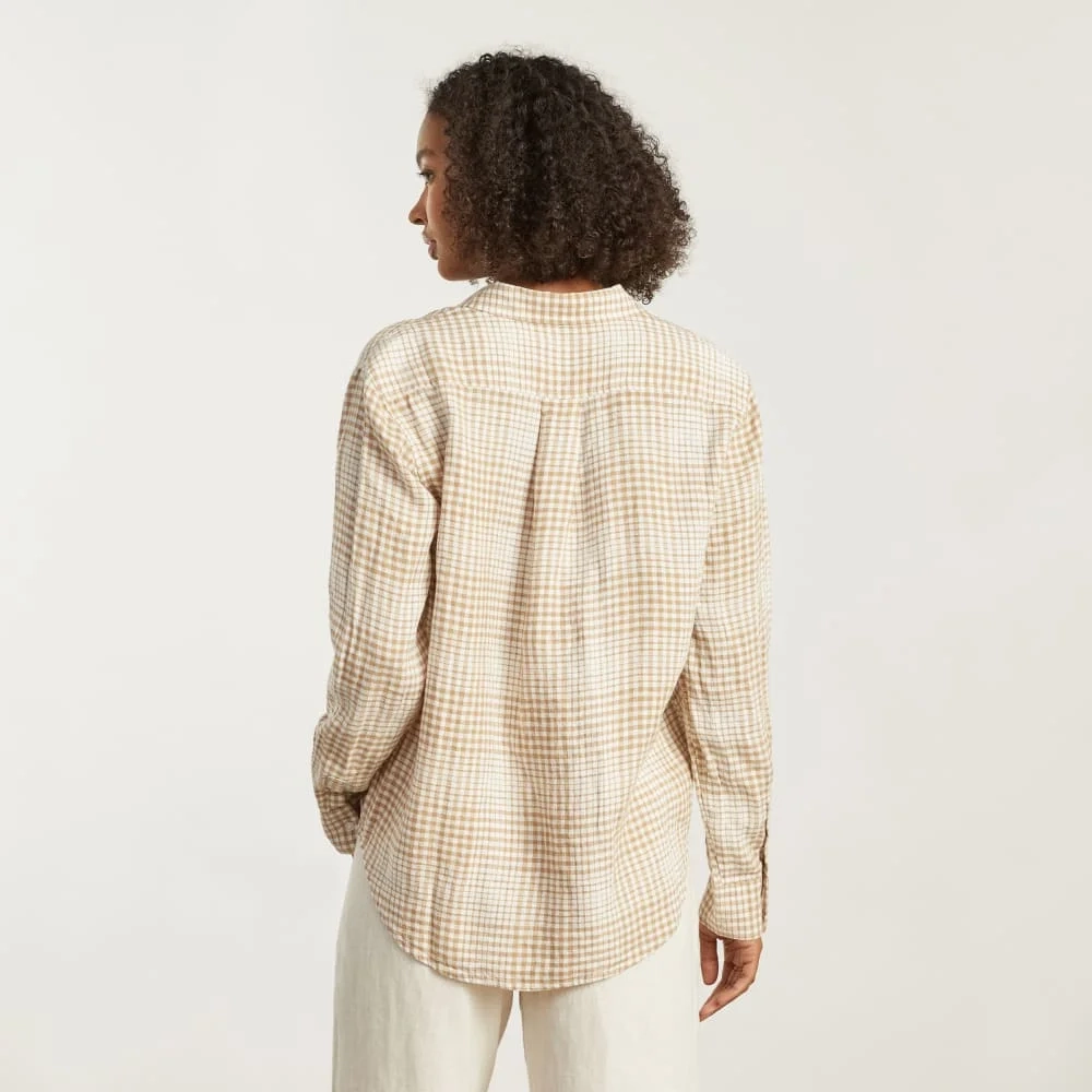 The Must-Have Shirt in Linen | Iced Coffee Grid (7)