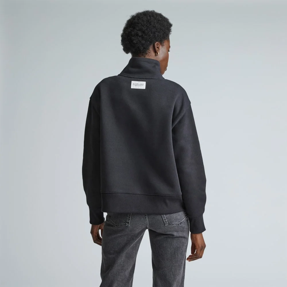 The ReTrack Half-Zip Sweatshirt | Black (6)