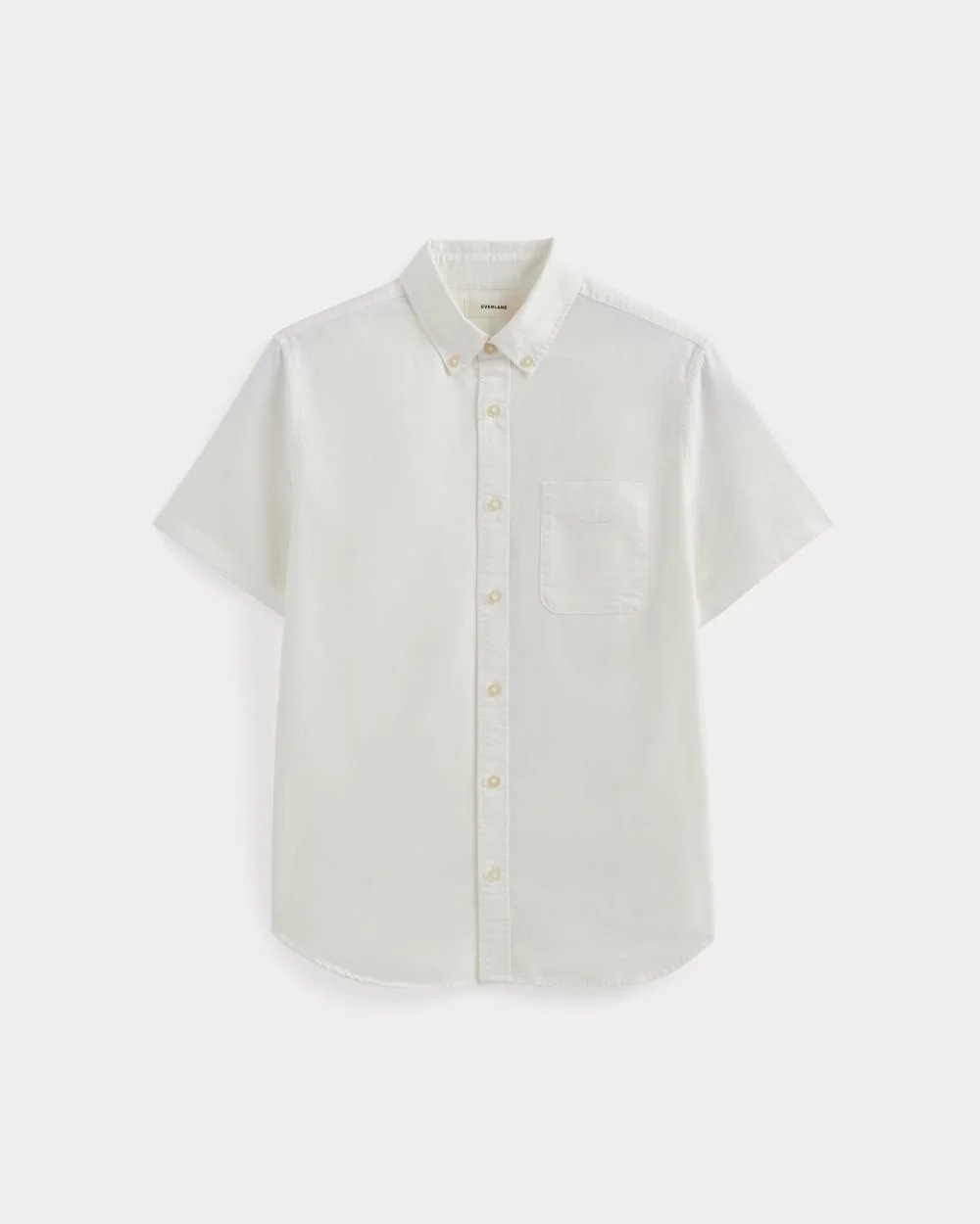 The Organic Short Sleeve Oxford Shirt | White (5)