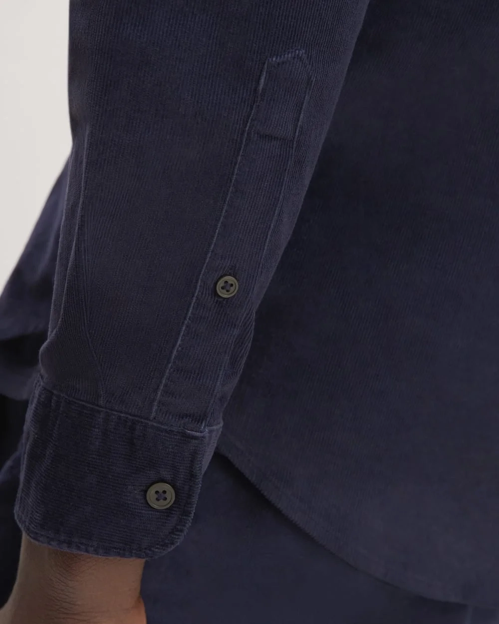 The Relaxed Corduroy Shirt  | Navy (7)