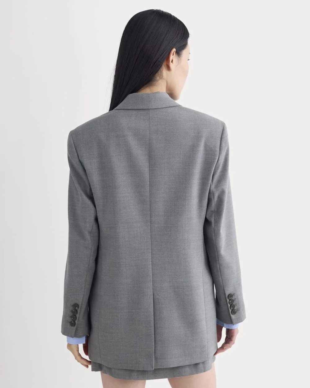 Blazer in Tailor Twill | Heather Graphite (4)