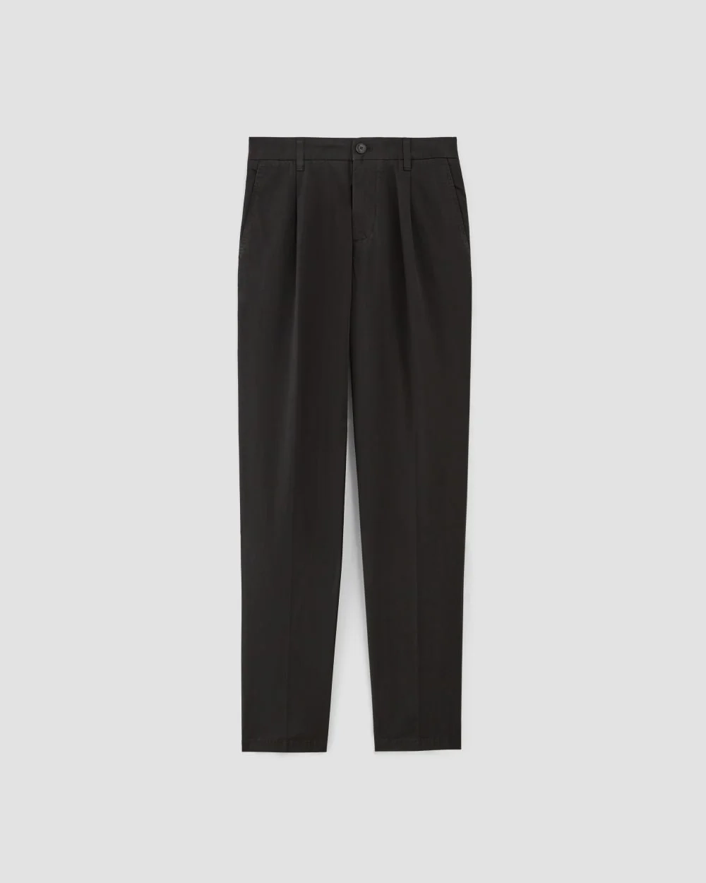 The Pleated Air Chino | Black (5)