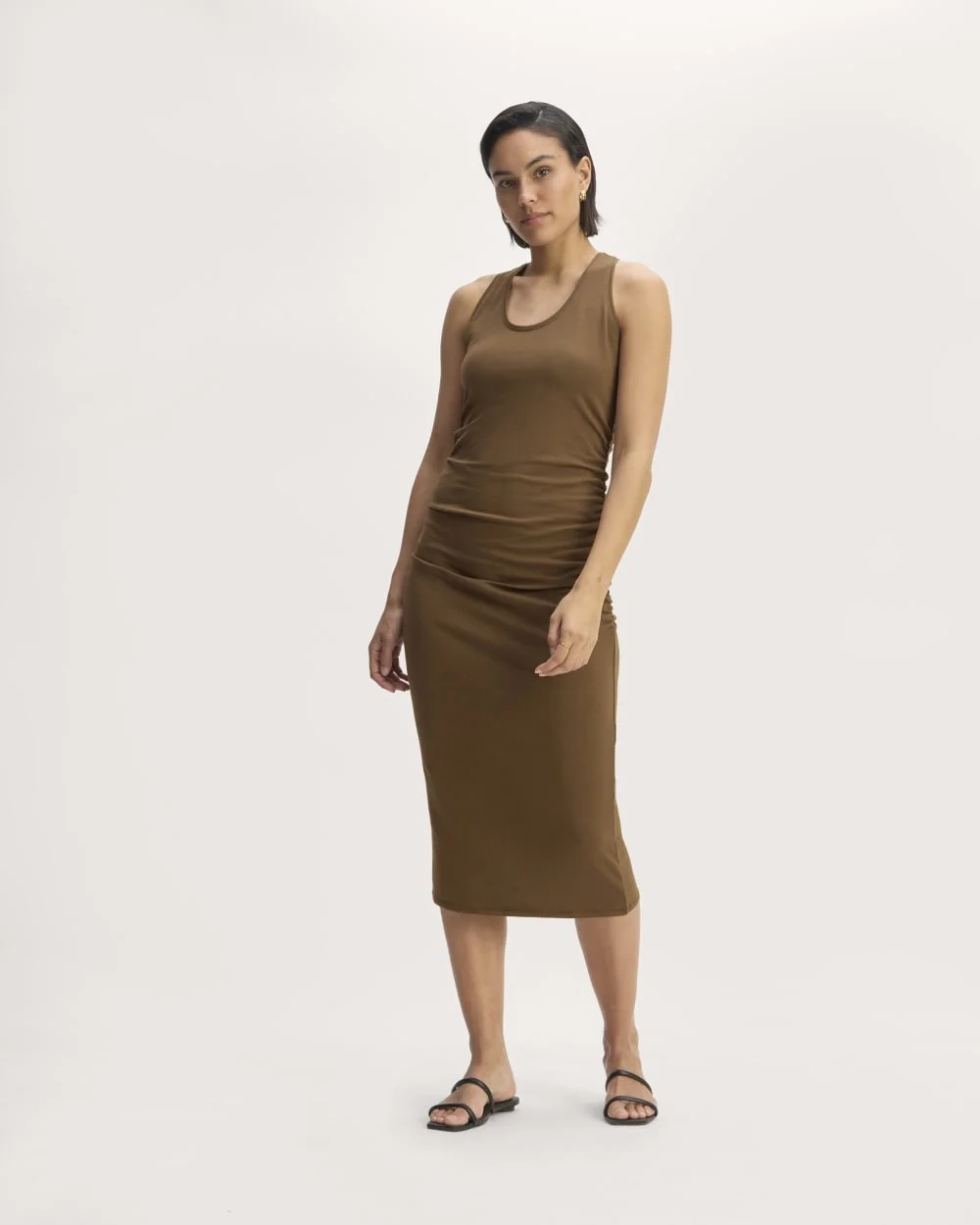 The Form Racerback Dress | Cocoa (4)