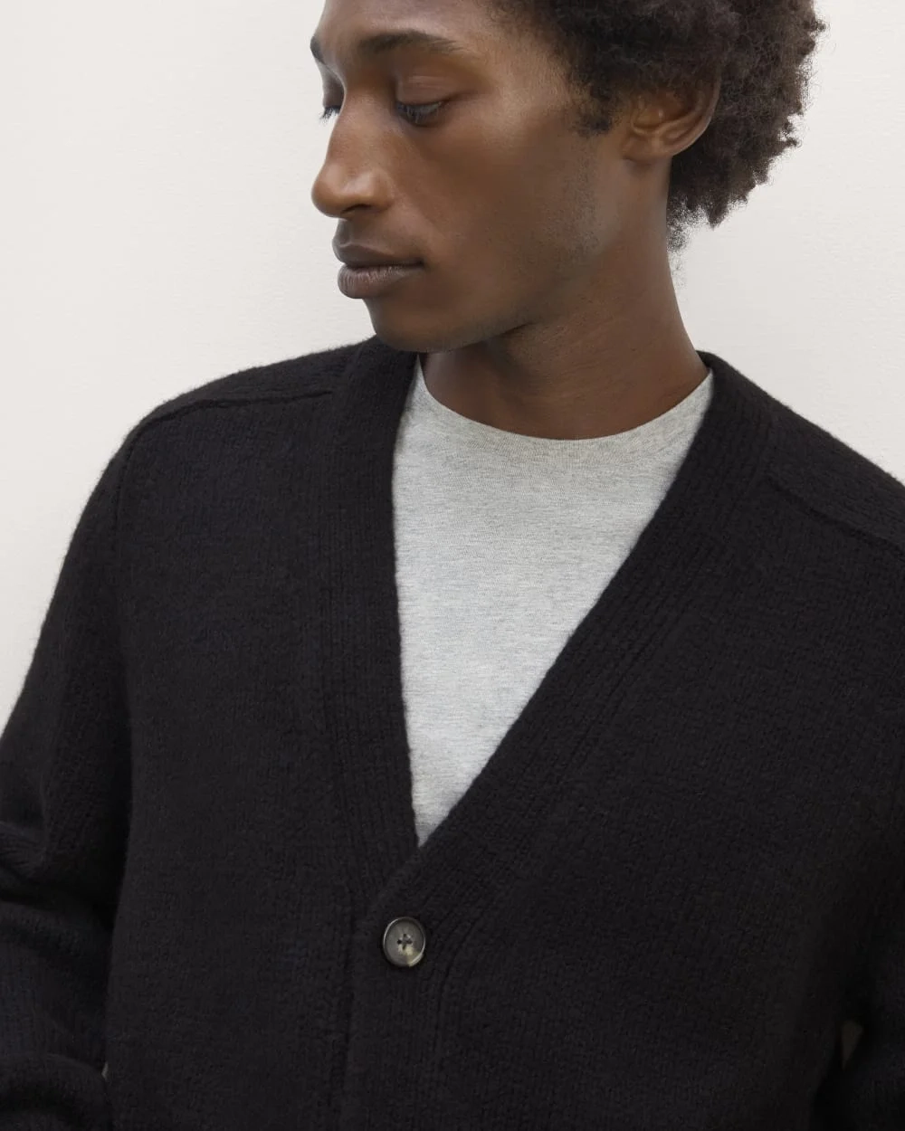 The Cloud Relaxed Cardigan |  Black (5)