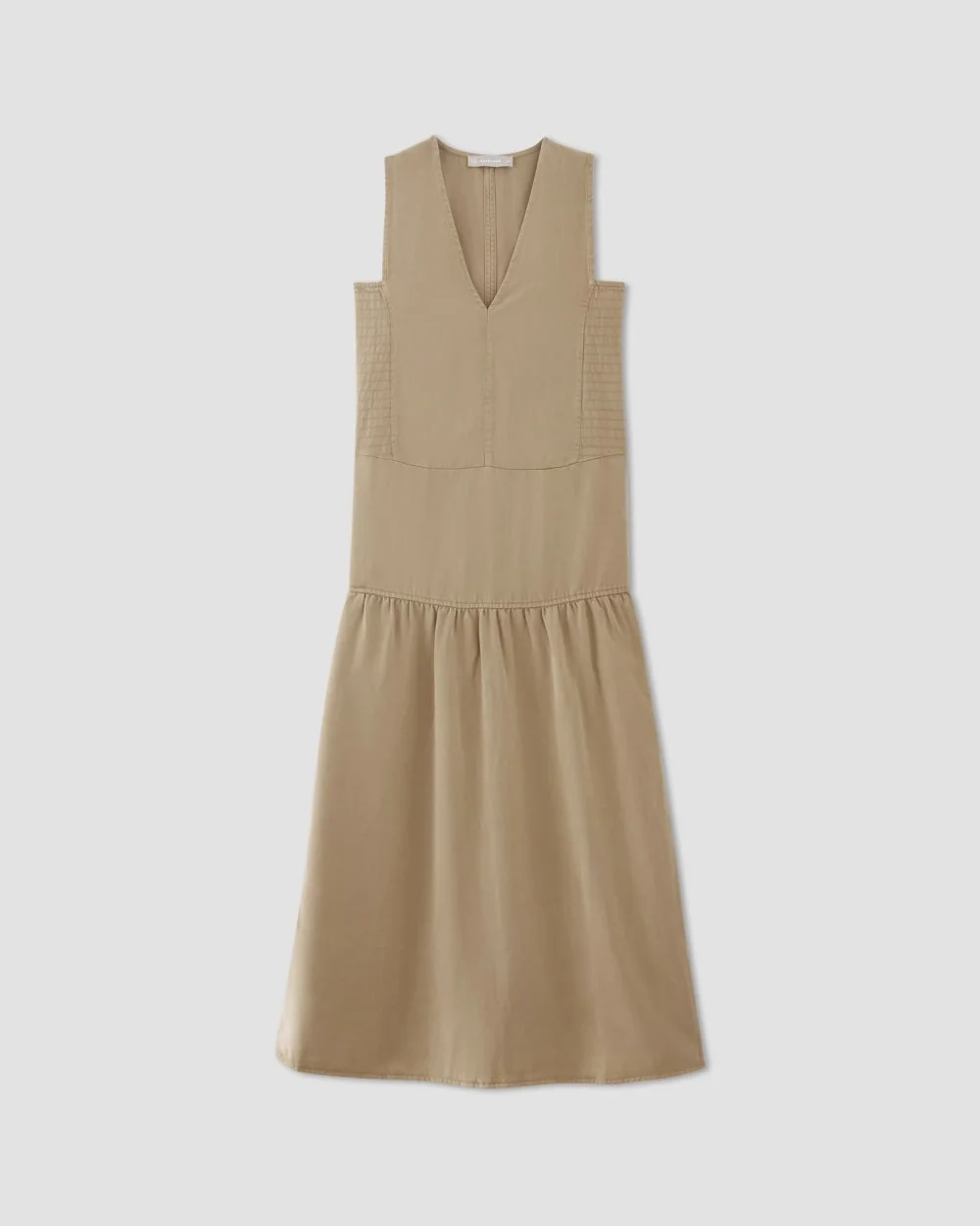 The TENCEL™ V-Neck Dress | Cornstalk (3)