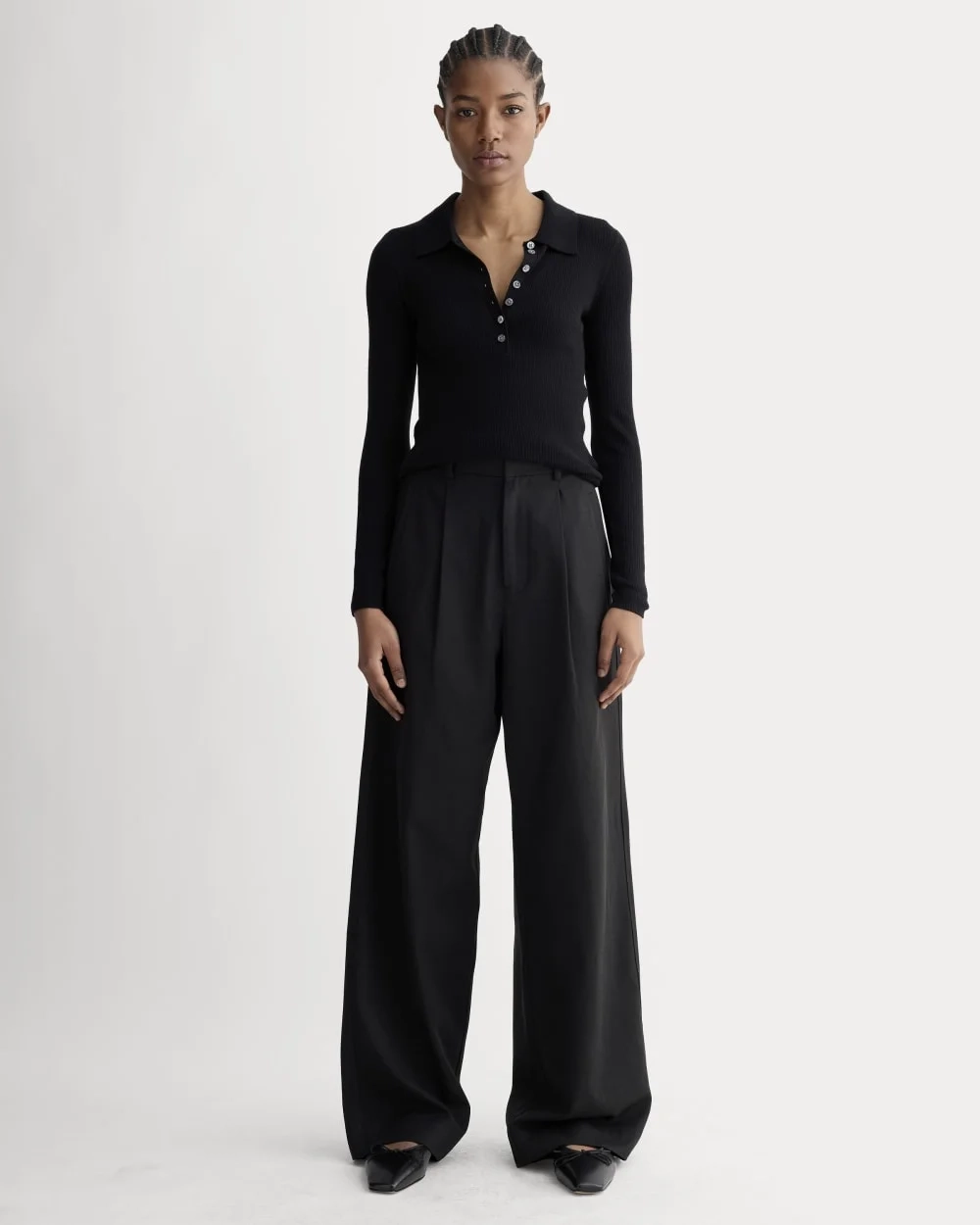The Polo in Ultrasoft Merino | Black (5)