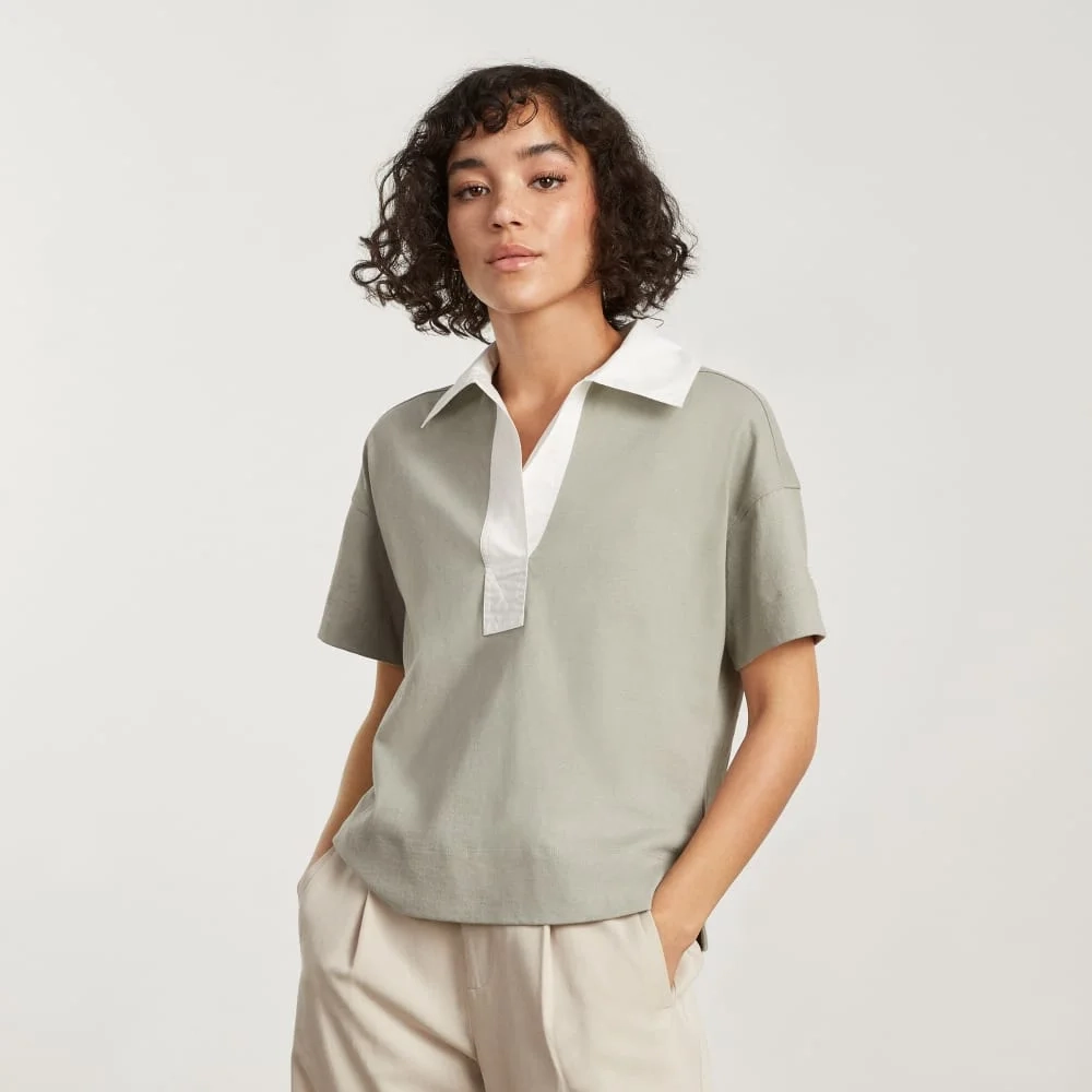 The Retro Jersey Polo | Smoke / Bone (5)