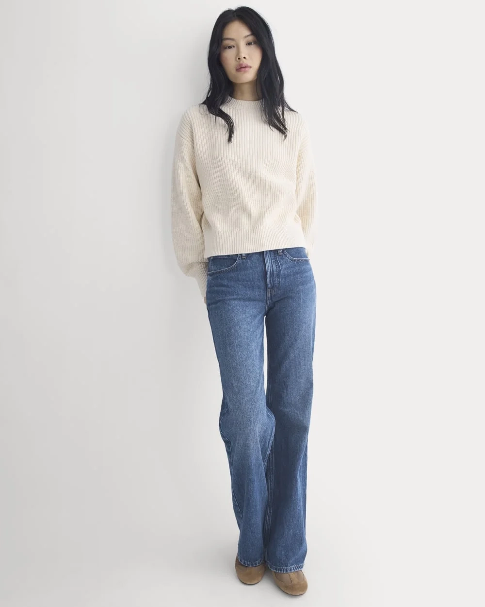 Cropped Ribbed Crew in Everyday Cotton | Canvas (5)