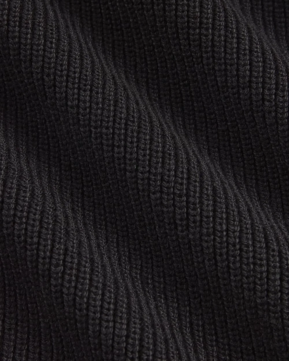 The Slouchy Funnel Neck in Everyday Cotton | Black (5)