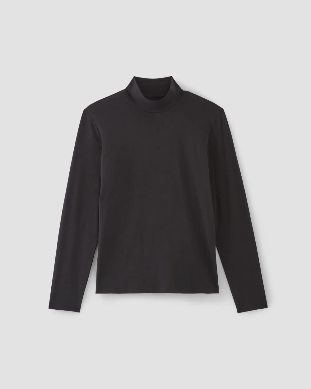The Organic Cotton Long-Sleeve Turtleneck | Black (6)