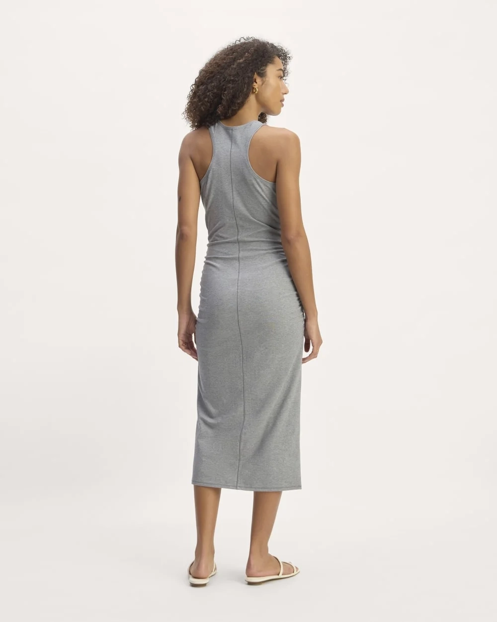 The Form Racerback Dress | Mid Heather Grey (4)