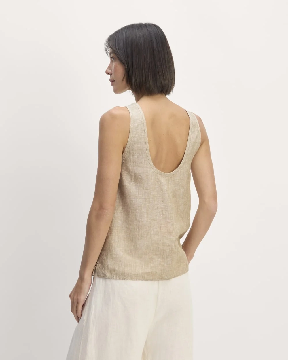 The Scoop Tank in Linen | Cornstalk Chambray (4)