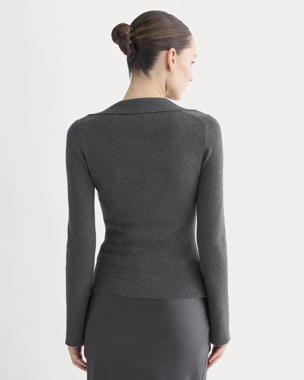 Knit Scoop-Neck Top | Heathered Soot (4)