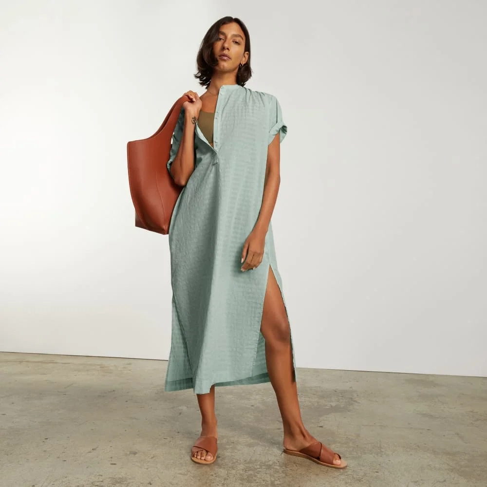 The Caftan Dress | White Sage (5)