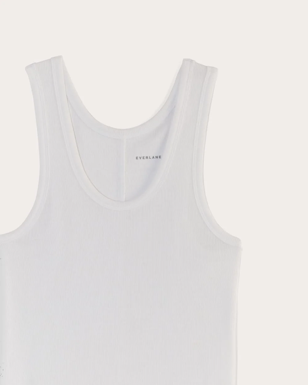 The Luxe Rib Racerback Tank | White (6)