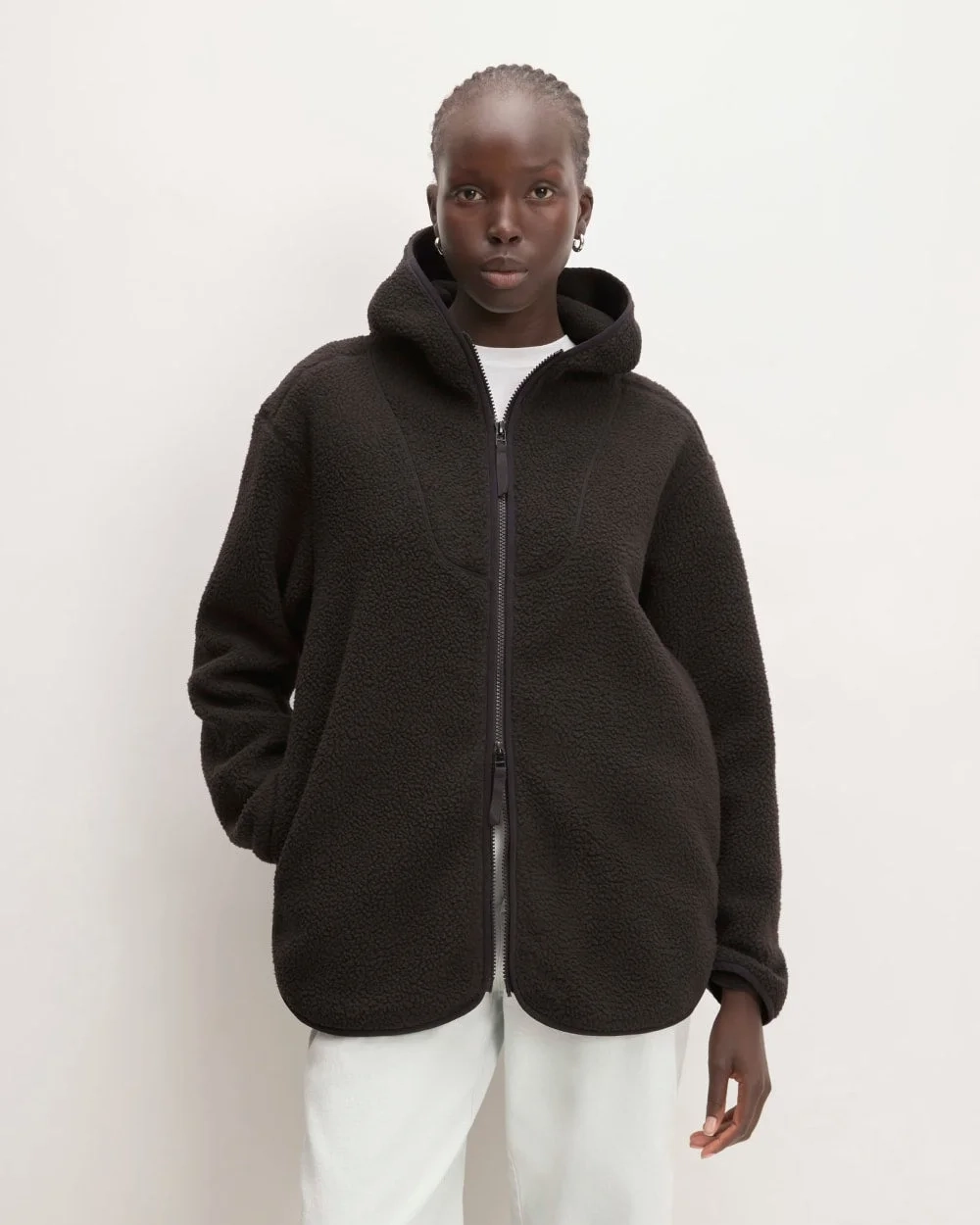 The ReNew Fleece Full-Zip Hoodie | Black
