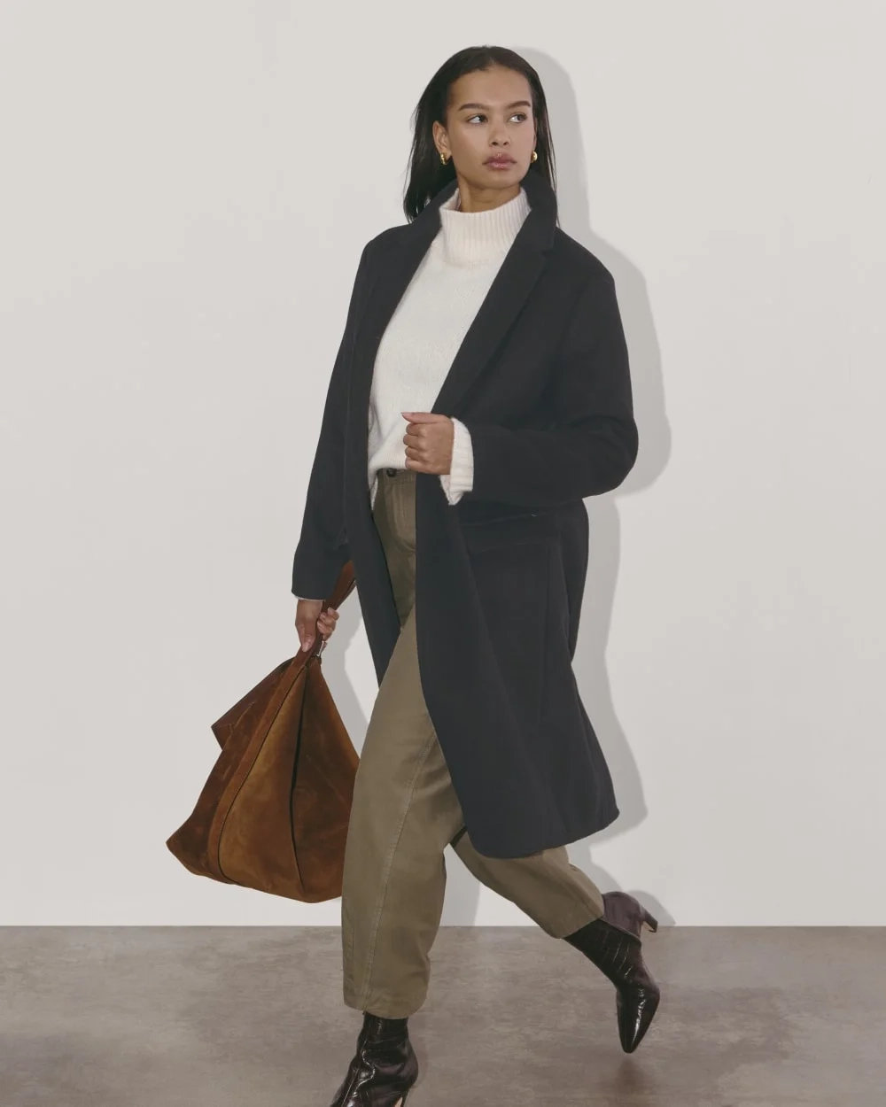 The Topcoat in Wool | Black (4)