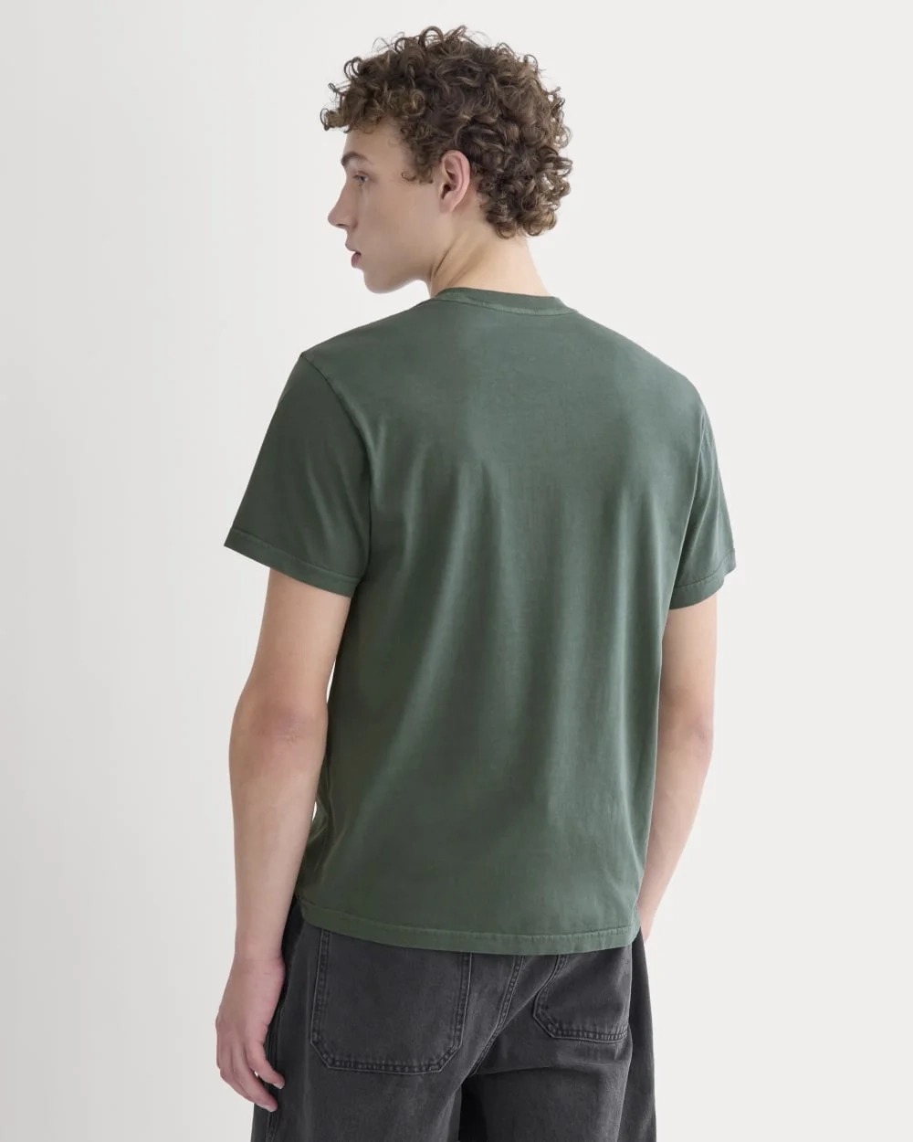 Everlane x Peace & Quiet Graphic Logo Tee | Pine (5)