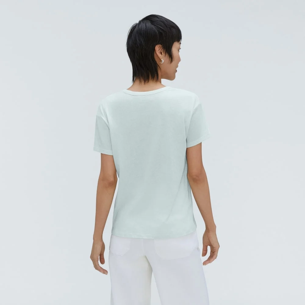 The Air Scoop-Neck Tee | Ice Blue (5)