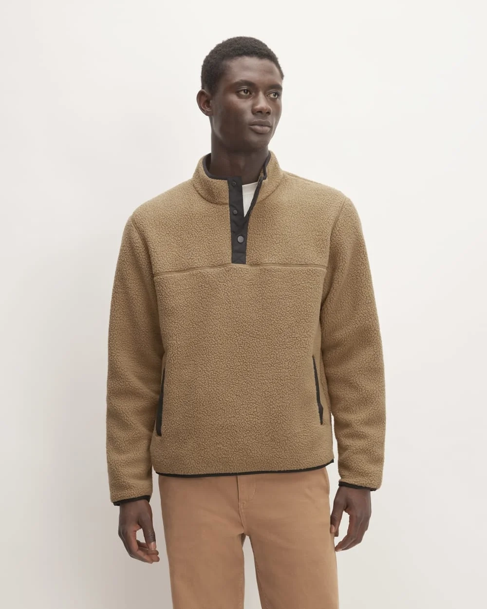 The ReNew Fleece Pullover | Tiger's Eye
