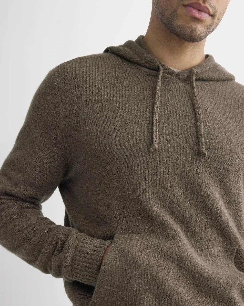 The Felted Merino Hoodie | Heather Chocolate Martini (5)