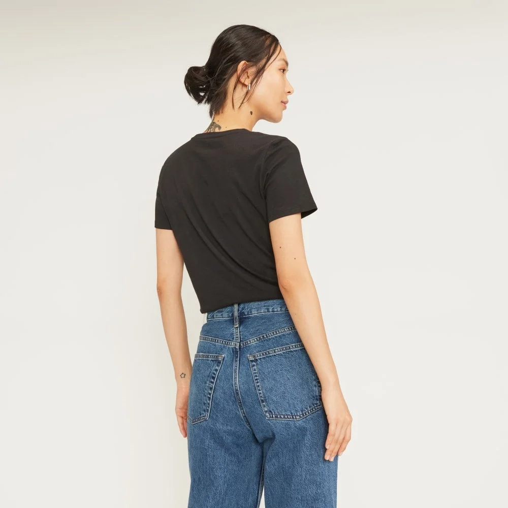 The Organic Cotton Crew Tee | Black (4)