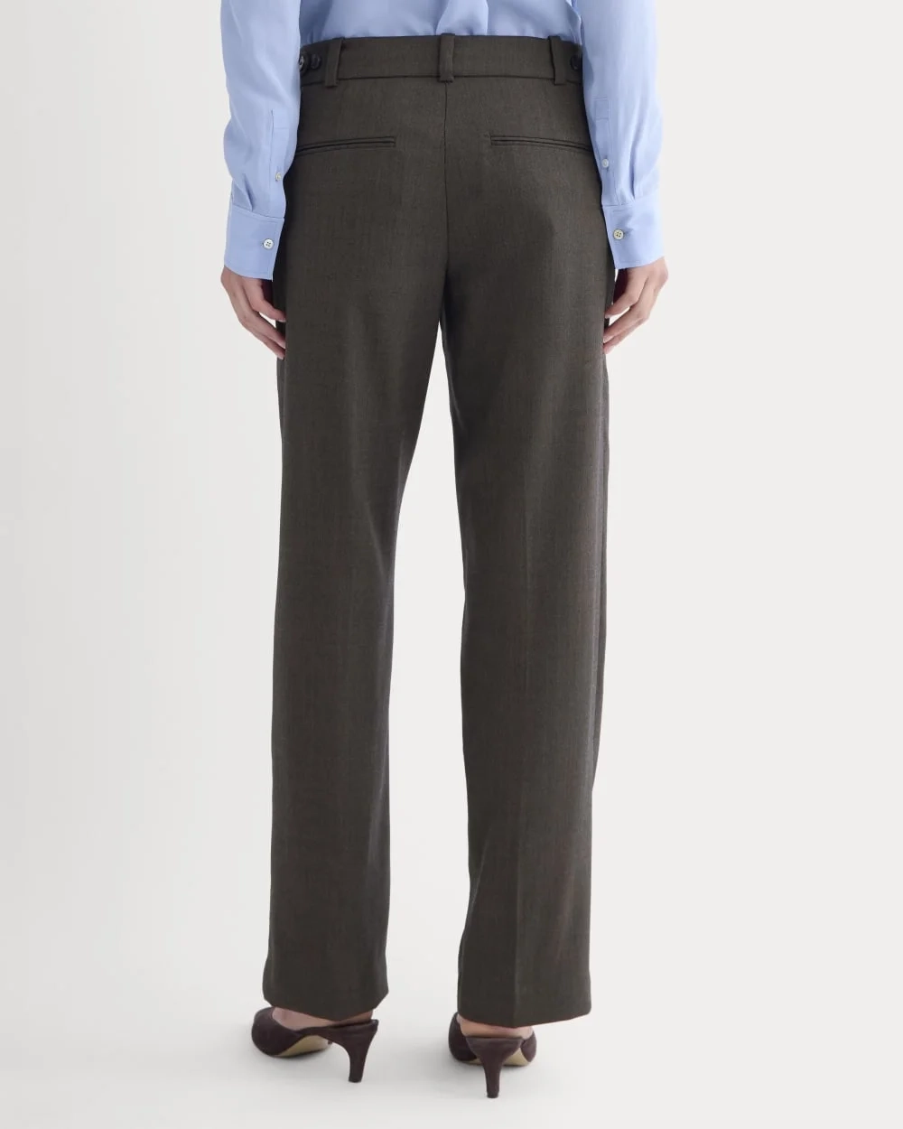 Straight-Leg Trouser in Tailor Twill | Heathered Fudge (5)