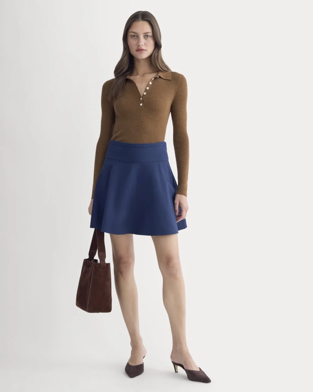 The Polo in Ultrasoft Merino | Heathered Toffee (5)