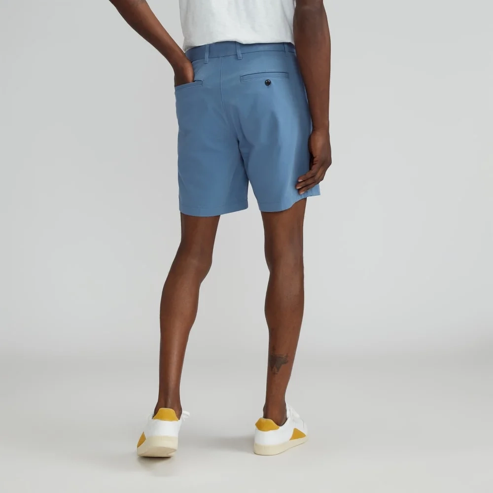 The 7” Slim-Fit Performance Chino Short | Bluefin (5)
