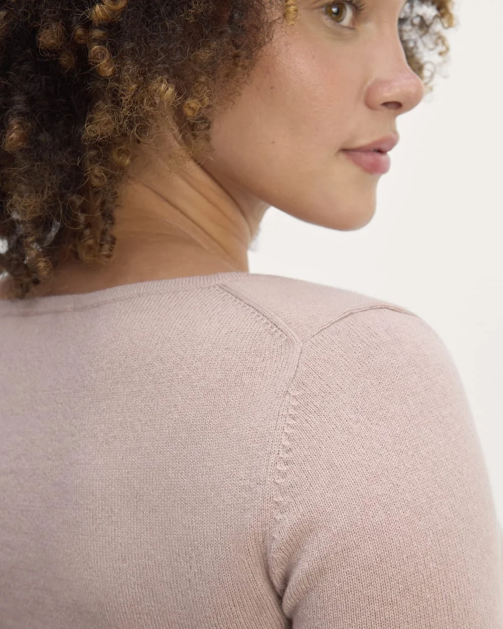 The Square Neck in Cashmere | Dusty Rose (4)