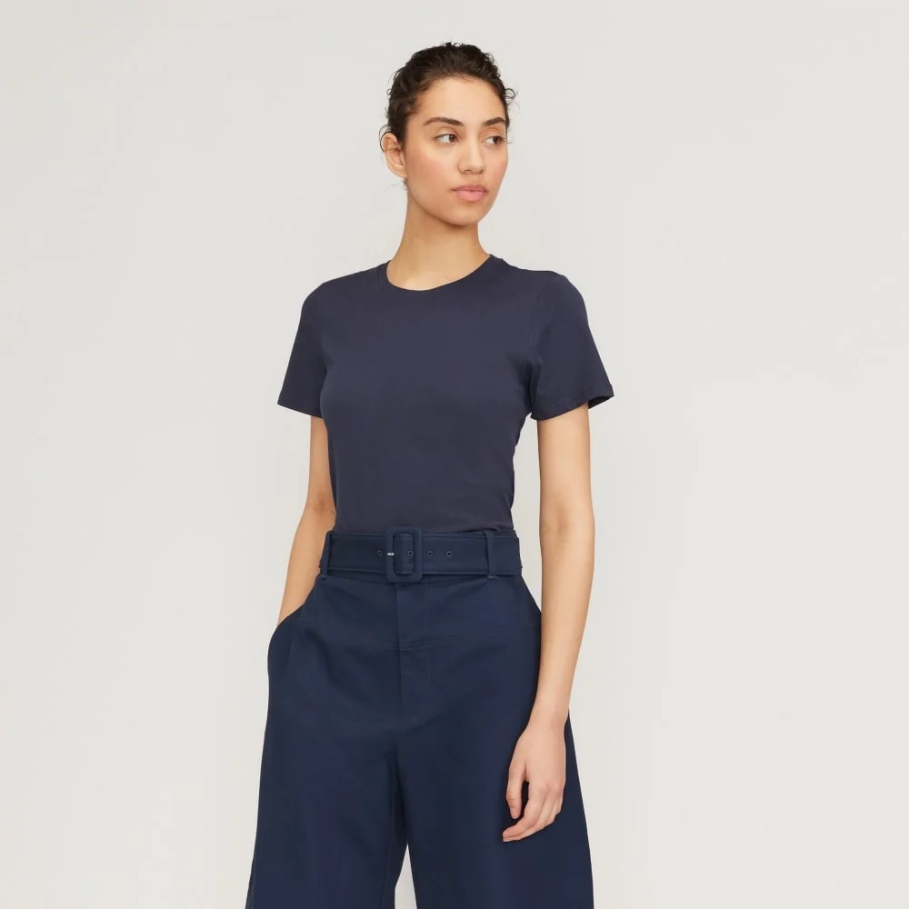 The Organic Cotton Crew Tee | Navy