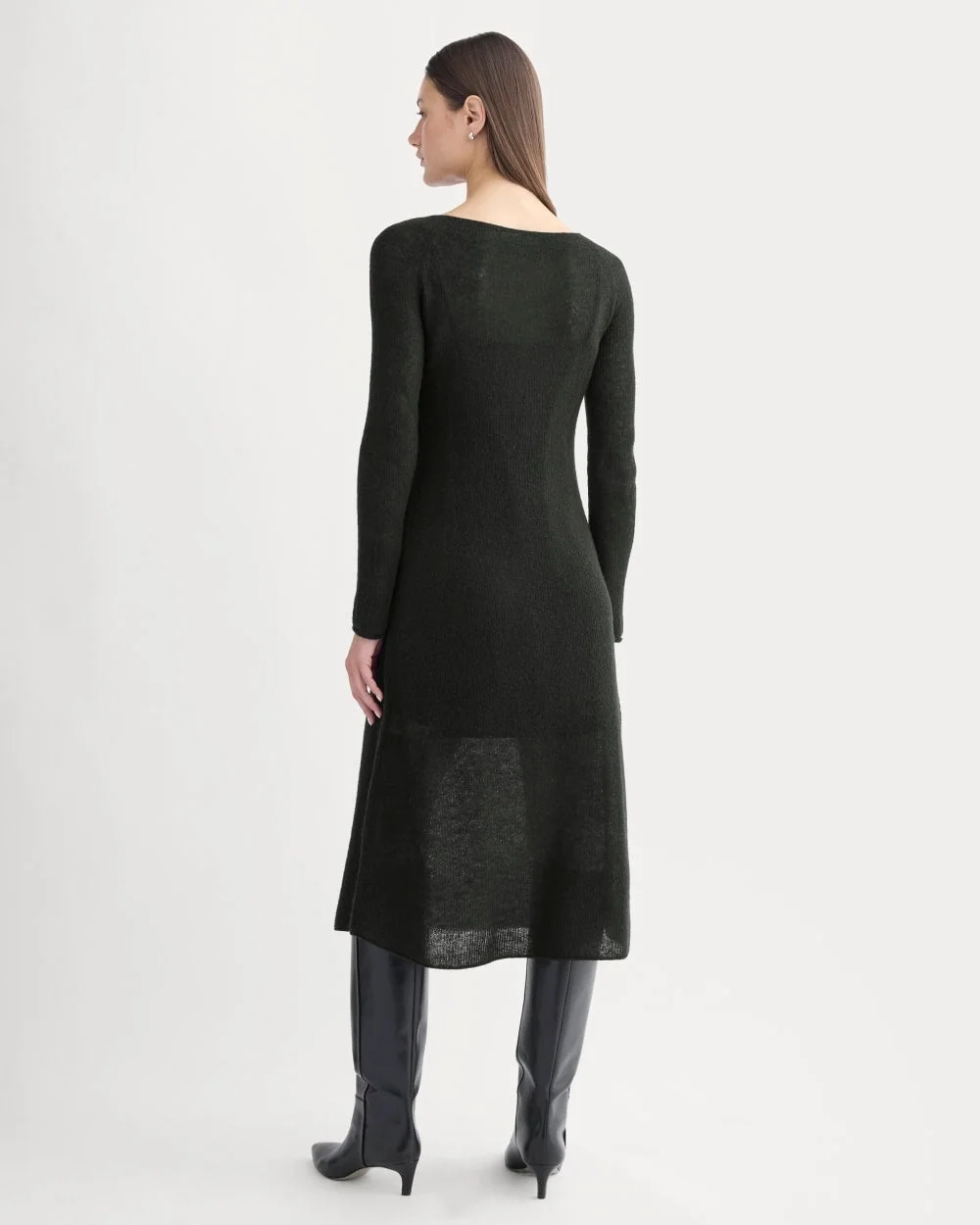 The Air Alpaca™ Sweater Dress | Black (4)